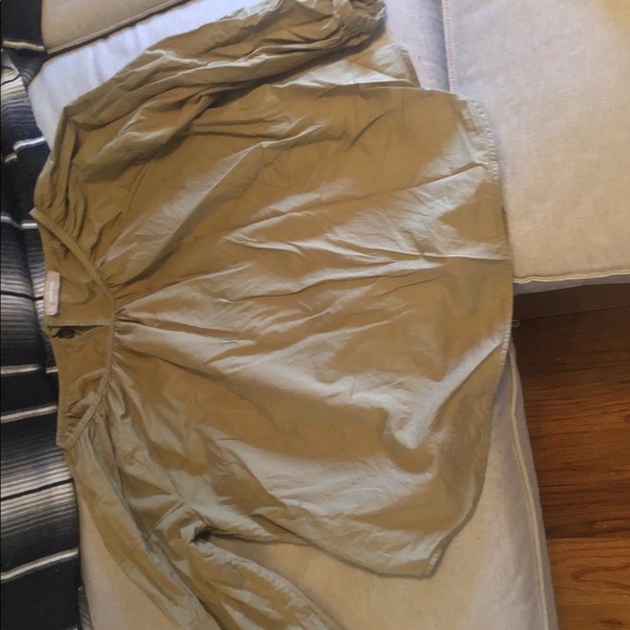 everlane air ruched blouse